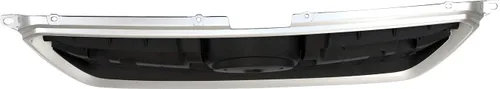 Vista 4 de Evan Fischer Conjunto de rejilla compatible con Subaru Impreza 2012-2014 con provisión de emblema, carcasa plateada con inserto negro