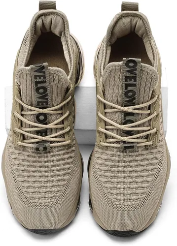Vista 6 de Zapatos deportivos para hombre con amortiguación de aire, ideales para correr, tenis, caminar, gimnasio y trotar