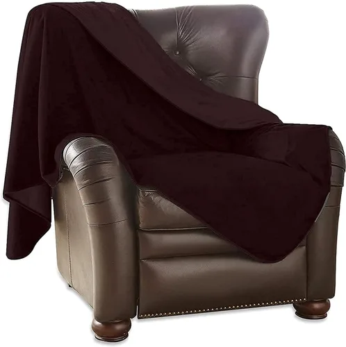 Vista 21 de Manta 100 % impermeable, sedosa, suave,para perros, gatos y personas, S, Negro/Carbón