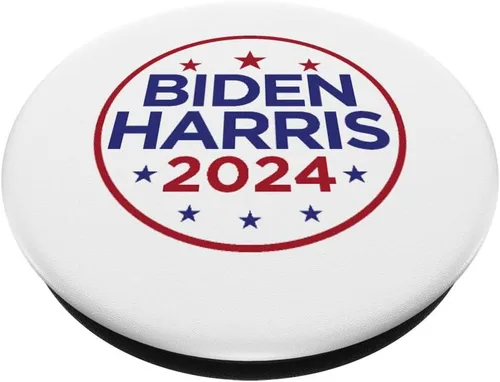 Vista 2 de Joe Biden Kamala Harris 2024 Demócrata Re-Elect PopSockets PopGrip: Agarre intercambiable para teléfonos y tabletas