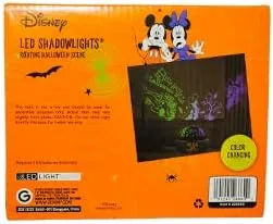 Vista 2 de Gemmy Disney Mickey & Minnie Mouse - Luces LED giratorias para Halloween