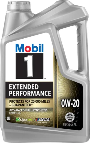 Vista 2 de Mobil 1 - Aceite sintético Extended Performance 0W-20 para motor, 5 cuartos de galón