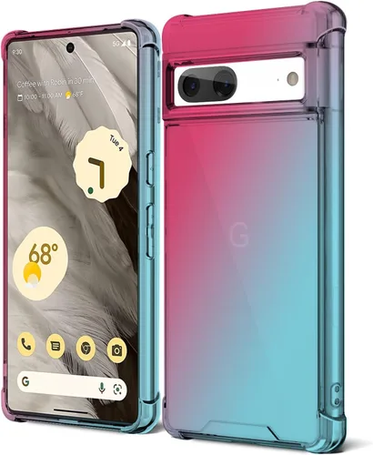 Vista 15 de KIOMY Funda de color rosa intenso neón para Google Pixel 6a a prueba de golpes, cubierta protectora de poliuretano termoplástico flexible, bisel