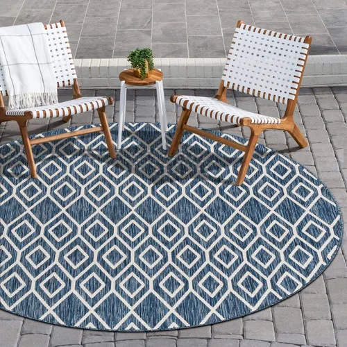 Vista 52 de Jill Zarin Outdoor Collection - Alfombra de área - Turcas y Caicos (2' 2" x 3' 1" Rectángulo Beige/Marrón)