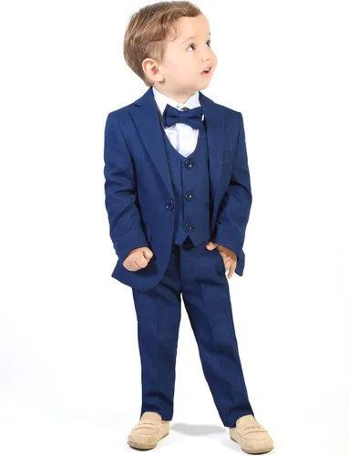 Vista 2 de Lilax Traje formal de 5 piezas para niños