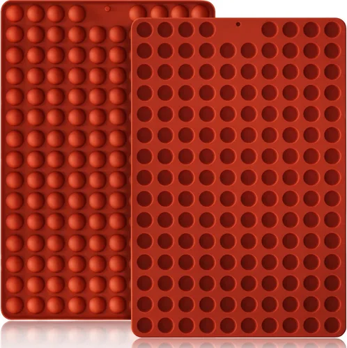 Vista 11 de HKNMTT Moldes de corazón de silicona para el día de San Valentín, 10 formas de conversación de amor, regalos de trufa, tamaño de bocado, molde