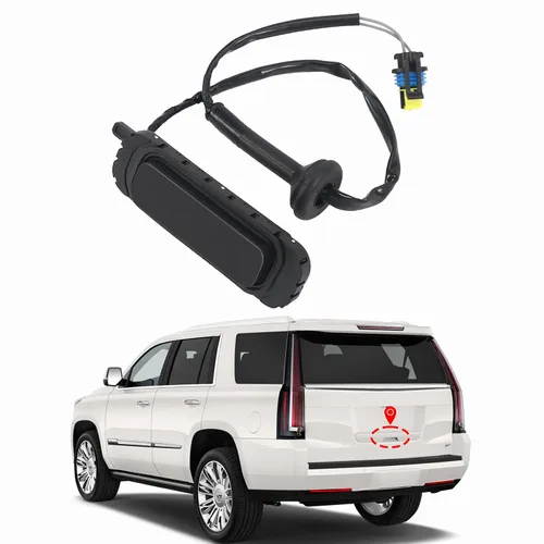 Vista 10 de Yinlowa 25380-3JA0B - Botón de maletero para Nissan Pathfinder 2013-2020 Interruptor de liberación de puerta trasera exterior para modelos
