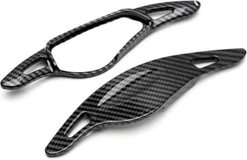 Vista 8 de iJDMTOY Extensiones de paleta grandes de fibra de carbono de tejido de sarga compatibles con BMW 3 4 5 7 Series X3 X4 X5 X6 (Gxx Chassis), Toyota