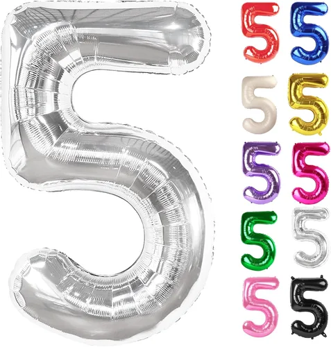 Vista 53 de Globo negro del número 0 de 40 pulgadas – globo número 0, decoraciones