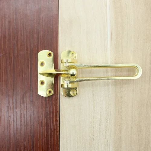 Vista 6 de 2 cerraduras de puerta de barra oscilante, cerradura superior para puerta delantera, cerrojo de puerta de acero inoxidable