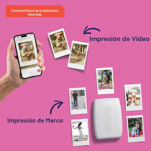 Vista 5 de Impresora para smartphone Fujifilm Instax Mini Link 3 - Blanco Arcilla