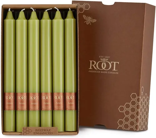Vista 9 de Root Unscented Smooth Collenette Candles, Willow, 5", 8-Count Sauce