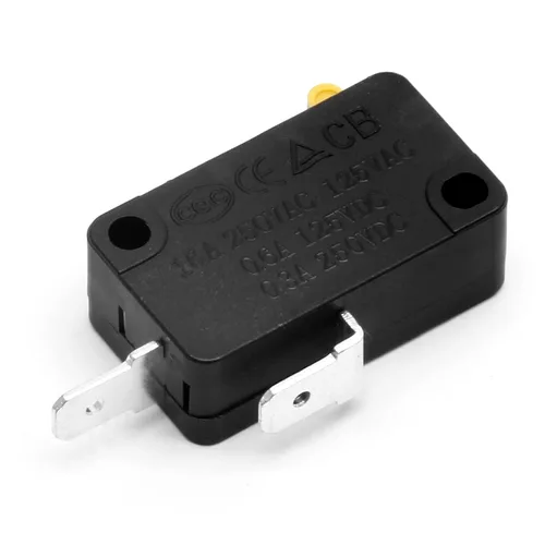 Vista 2 de BokWin 1 interruptor de acción a presión KW3 de 125 V/250 V, interruptor de límite micro para freidora de aire, microondas, aspiradora, máquina