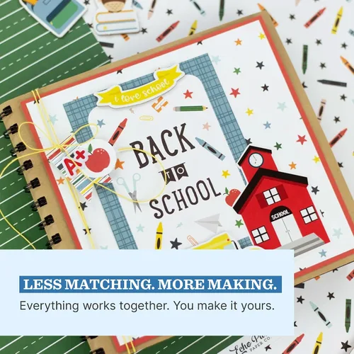 Vista 6 de Echo Park - Kit de colección para el primer día de escuela, papel de doble