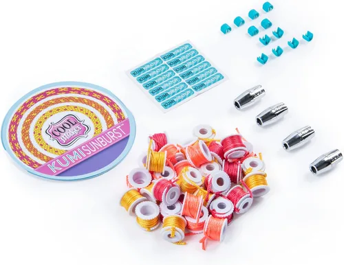 Vista 2 de Cool Maker, recambio de paquete de moda mini de caramelo KumiKreator, kit de actividades de pulseras de la amistad