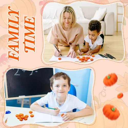 Vista 6 de Yexiya 32 piezas de mini borradores de calabaza a granel otoño novedoso lápiz 3D borrador de fiesta de Halloween, papelería para niños, estudiantes