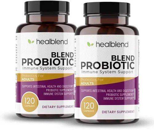 Vista 9 de healblend Probiotic Caps Cápsulas de suplemento dietético, probióticos para mujeres y hombres Salud digestiva, apoyo del sistema inmunológico, sin