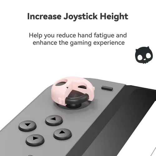 Vista 2 de GeekShare Lindas tapas de silicona para el pulgar de Joycon para Halloween, cubierta de joystick compatible con Nintendo Switch OLED Switch Lite