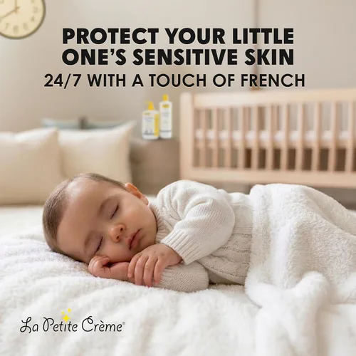Vista 8 de La Petite Creme French Premium Liniment - Loción para bebés, alternativa de crema para pañales a las toallitas húmedas, crema hidratante suave
