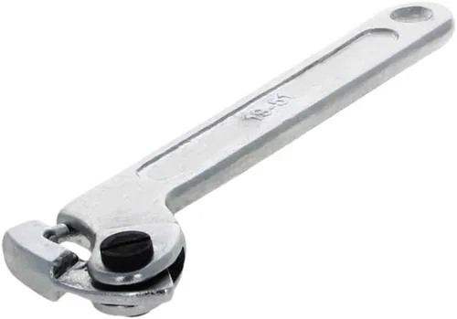Vista 2 de Utoolmart Herramienta de llave C, 3/4-2 pulgadas (0.748-2.008 in) llave de gancho ajustable de cromo vanadio (nariz redonda), 1 unidad