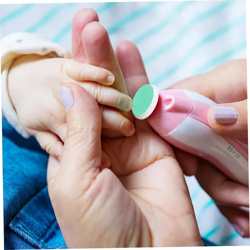 Vista 3 de DOITOOL Almohadillas de repuesto para lima de uñas de bebé, 24 cabezales de Verde