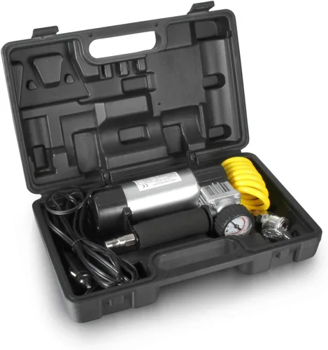 Vista 4 de Dromedary, compresor e inflador portable, eléctrico, para llantas de auto, bomba de 12v 35L/Min