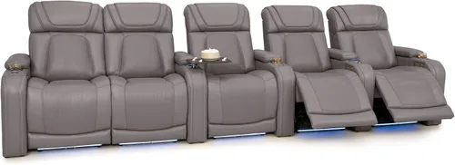 Vista 23 de Seatcraft Caliente Asiento de cine en casa Tabaco Sillón Individual