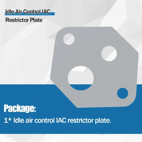 Vista 5 de CULMKARI Placa restrictora IAC de control de aire de ralentí compatible con Ford Mustang1986-1995 LX GT 5.0 V8 1996-2004 4.6 SOHC Cobra DOHC