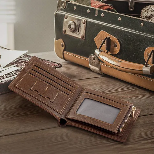 Vista 6 de Billetera personalizada grabada para hombre, cartera de cuero personalizada, el regalo perfecto para hombres, regalos de graduación, regalos