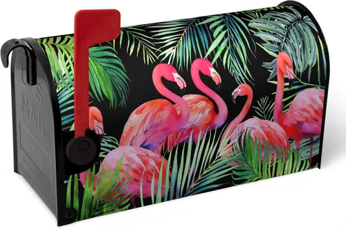 Vista 59 de Funda magnética para buzón patriótico de verano del 4 de julio, cubierta para buzón de bandera de Estados Unidos, diseño floral, Día
