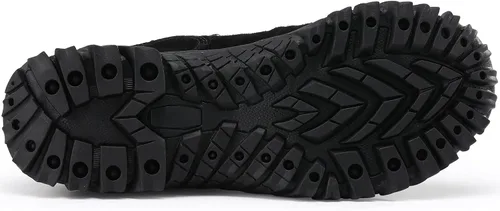 Vista 6 de Zapatos de senderismo para hombre para hombre, antideslizantes, de caña baja, ligeros, para senderismo, para exteriores