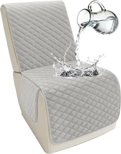 Vista 83 de Arfntevss Fundas para sofá seccional reclinable para sofá seccional en forma de L, funda antideslizante lavable para sofá reclinable con forma de L