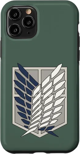 Vista 29 de Attack on Titan Funda protectora del regimiento de exploradores de la temporada 4 para iPhone 17