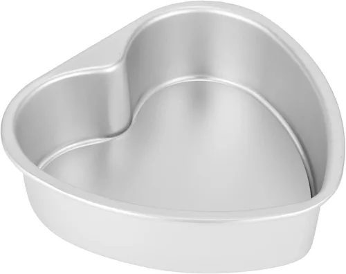 Vista 8 de Molde para tartas en forma de corazón, bandeja para pastel de queso, bandeja de pastel de corazón con parte inferior extraíble de aleación