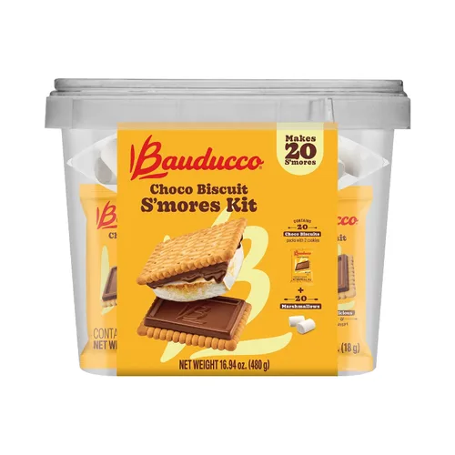 Vista 10 de Bauducco Galletas Choco Biscuit – Galletas crujientes cubiertas de chocolate, envueltas individualmente para aperitivos, postres y loncheras, 25.3
