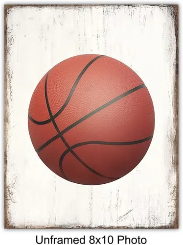 Vista 3 de Juego de impresiones artísticas de baloncesto para pared, fotos vintage de 8 x 10 pulgadas, regalo único para hombres, adolescentes, Kobe Bryant