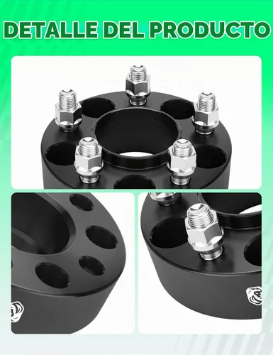 Vista 8 de YHTAUTO 5x4.5 Espaciadores de rueda centrados en buje de 3.8 cm Compatibles con modelos Ford, Lincoln, Explorer, Mustang, GT, Aviator 5x114.3