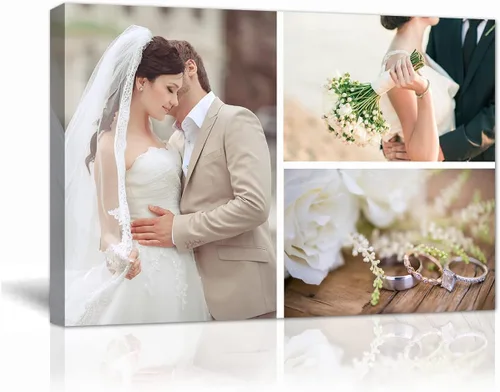 Vista 11 de LZIMU Impresiones en lienzo personalizadas con tu foto, lienzo de fotos personalizado para decoración de pared del hogar