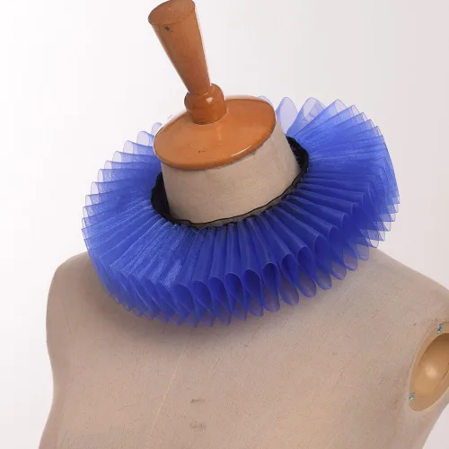 Vista 42 de GRACEART Elizabethan Dickens Ruff Cuello Payaso Collar Elizabeth Muñeca Ruffs Ruffle Cuff Bandas