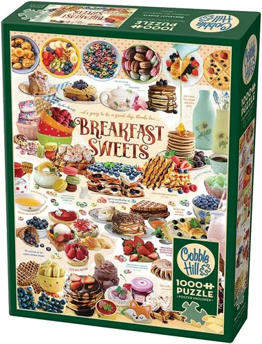 Vista 4 de Cobble Hill - Rompecabezas de 1000 piezas, dulces de desayuno, póster de muestra incluido