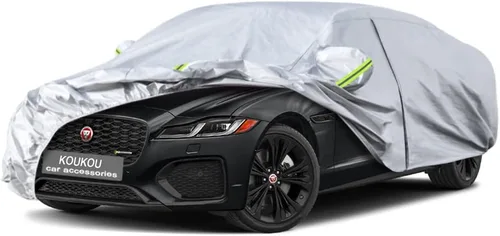 Vista 171 de KouKou Funda impermeable para automóvil SUV adecuada para BMW X1 de 2009 a 2025, 7 capas a prueba de viento para todo tipo de clima, cubierta