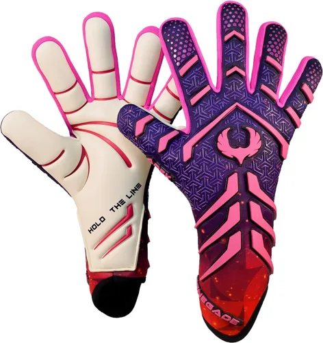 Vista 12 de Guantes de portero profesionales sin correa Renegade GK Apex (tallas 6-12, nivel 5.5) 4+5MM de agarre de contacto de corte negativo Guantes