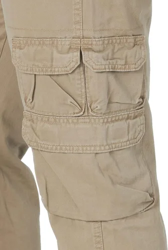 Vista 4 de Wrangler Authentics - Pantalón cargo de pierna recta y ajuste holgado para hombre