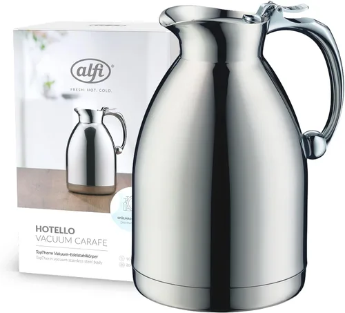 Vista 9 de Alfi Hotello - Jarra térmica de acero inoxidable, 4 tazas