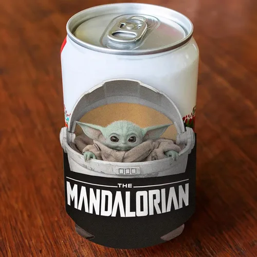Vista 2 de ICUP Star Wars Mandalorian The Child - Enfriador de latas troqueladas de espuma