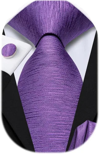 Vista 195 de Dubulle Corbata tejida de cachemira para hombre y gemelos de pañuelo para hombre, conjunto de gemelos para boda formal y negocios