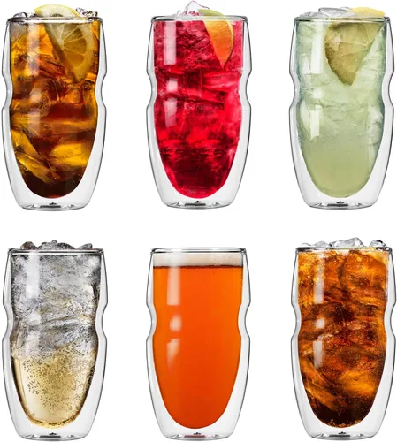 Vista 12 de Ozeri Serafino - Vasos de café y bebidas con aislamiento de doble pared, 8 onzas, juego de 4