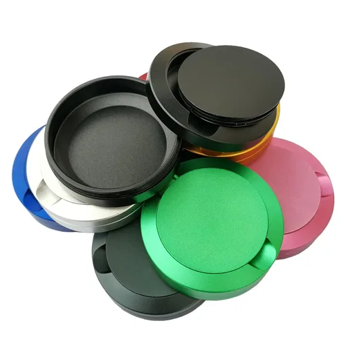 Vista 9 de Beasygocean Snus latas de aluminio color plateado 3 capas de tabaco CNC metal para embalaje Snus (plata)