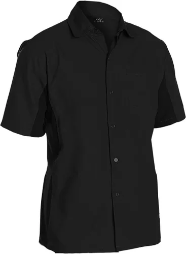 Vista 2 de Utility Work Camisa con Snap Botón Frontal y rejilla paneles laterales