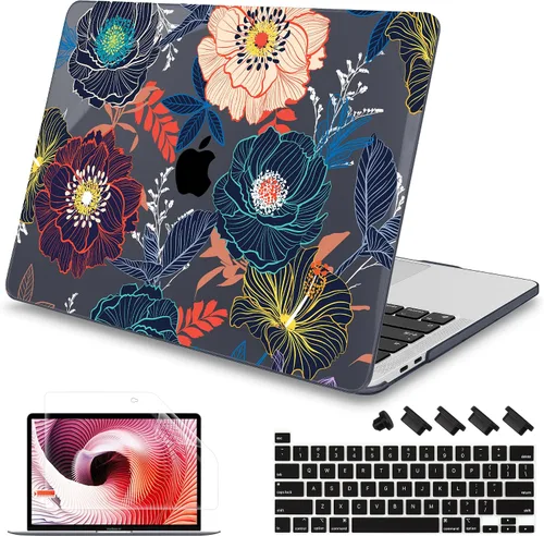 Vista 37 de Mektron Funda para MacBook Pro de 16 Pulgadas A2141 Versión 2019 con Pantalla Liquid Retina/Touch ID, Carcasa Rígida de Plástico con Funda